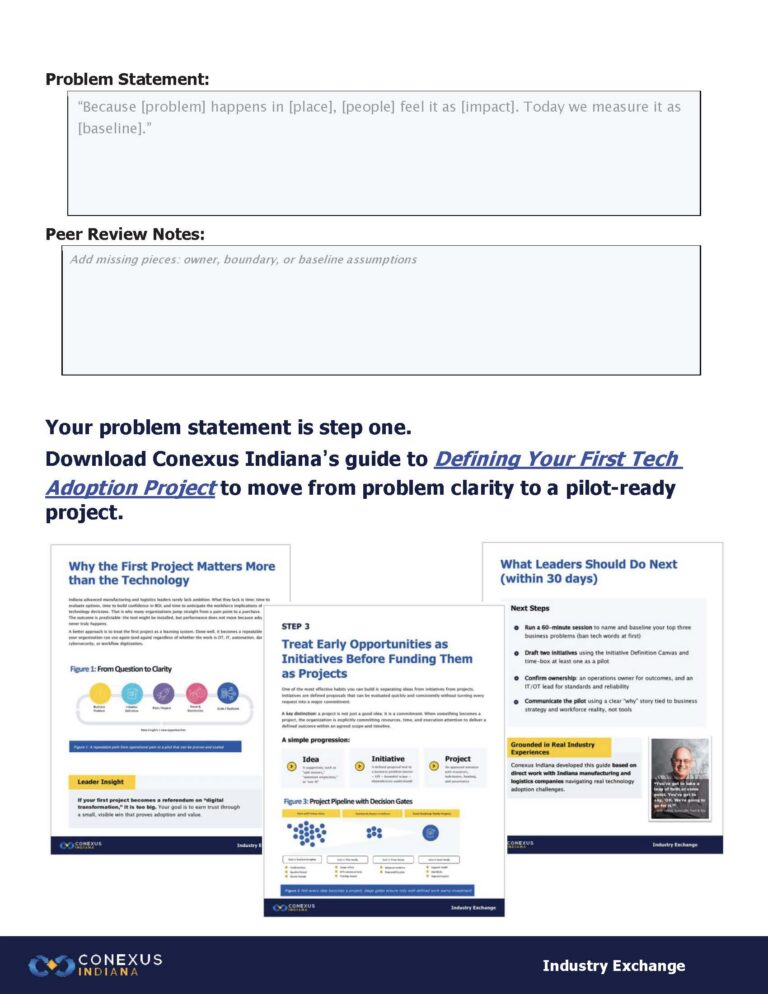 Conexus Guide - Business Problem Worth Solving with Technology_Page 3